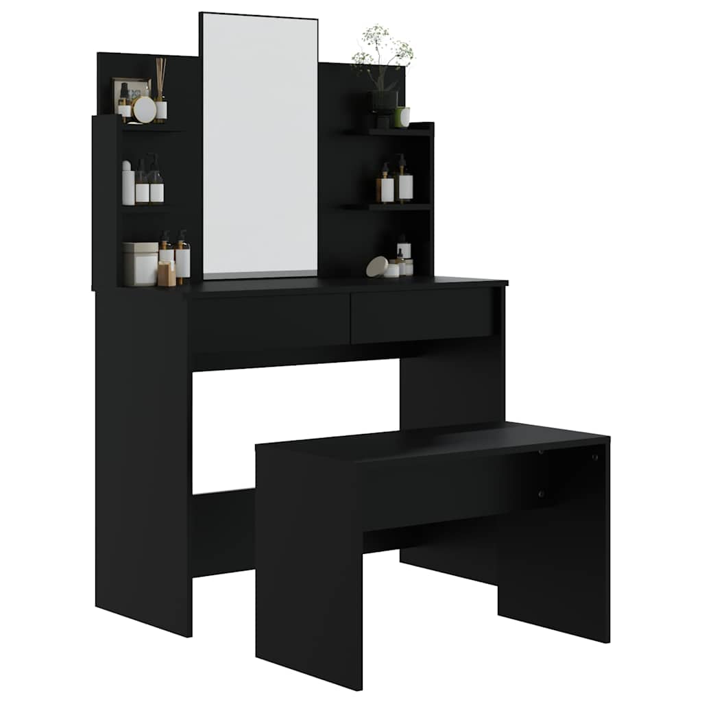 vidaXL Kaptafelset 96x40x142 cm wit