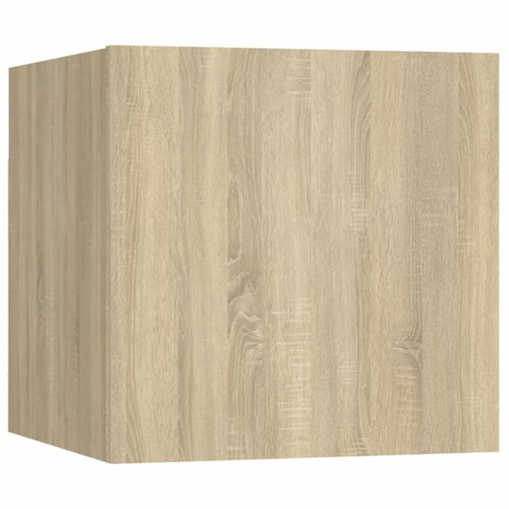 vidaXL 8-delige Tv-meubelset bewerkt hout wit