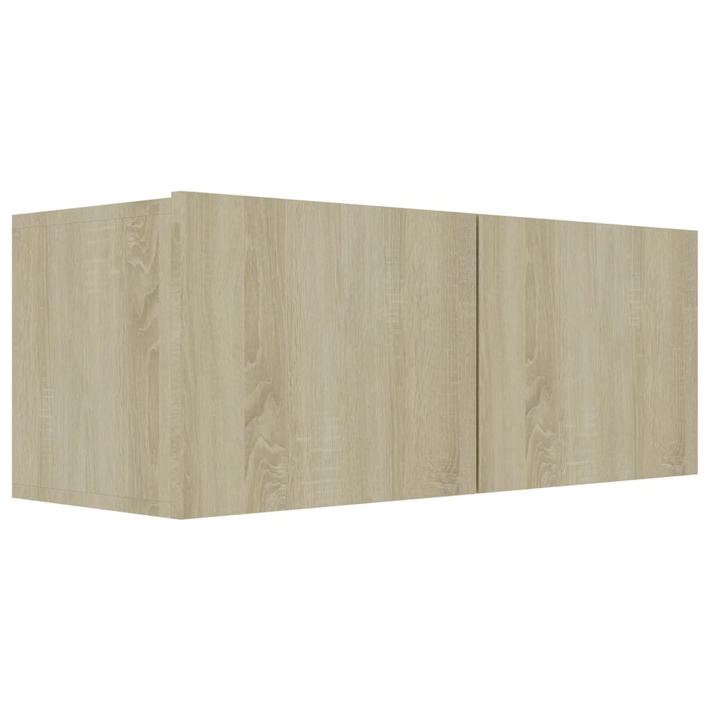 vidaXL 8-delige Tv-meubelset bewerkt hout wit