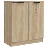 vidaXL Dressoirs 2 st 60x30x70 cm bewerkt hout wit