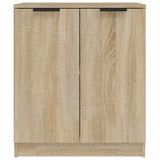 vidaXL Dressoirs 2 st 60x30x70 cm bewerkt hout wit