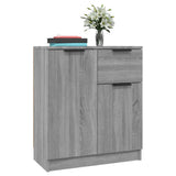 vidaXL Dressoirs 2 st 60x30x70 cm bewerkt hout wit