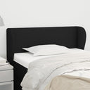 vidaXL Headboard with Wings 83x23x78/88 cm Fabric Light Grey