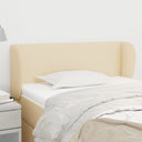 vidaXL Headboard with Wings 83x23x78/88 cm Fabric Light Grey