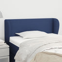 vidaXL Headboard with Wings 83x23x78/88 cm Fabric Light Grey