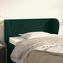 vidaXL Headboard with Edges 83x23x78/88 cm Velvet Light Grey