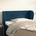 vidaXL Headboard with Edges 83x23x78/88 cm Velvet Light Grey