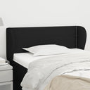 vidaXL Headboard with Wings 83x23x78/88 cm Fabric Light Grey