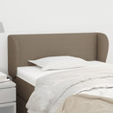 vidaXL Headboard with Wings 83x23x78/88 cm Fabric Light Grey