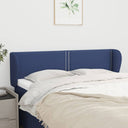 vidaXL Headboard with Wings 83x23x78/88 cm Fabric Light Grey