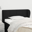 vidaXL Headboard with Wings 83x23x78/88 cm Fabric Light Grey