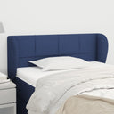 vidaXL Headboard with Wings 83x23x78/88 cm Fabric Light Grey