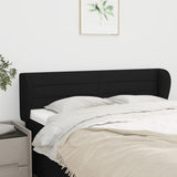 vidaXL Hoofdbord met randen 83x23x78/88 cm stof lichtgrijs