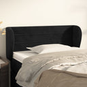 vidaXL Headboard with Edges 83x23x78/88 cm Velvet Light Grey