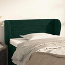vidaXL Headboard with Edges 83x23x78/88 cm Velvet Light Grey