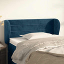 vidaXL Headboard with Edges 83x23x78/88 cm Velvet Light Grey