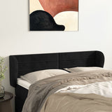 vidaXL Hoofdbord met randen 83x23x78/88 cm fluweel lichtgrijs