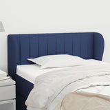 vidaXL Hoofdbord met randen 83x23x78/88 cm stof lichtgrijs
