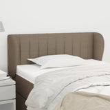 vidaXL Hoofdbord met randen 83x23x78/88 cm stof lichtgrijs