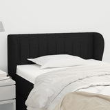 vidaXL Hoofdbord met randen 83x23x78/88 cm stof lichtgrijs