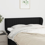 vidaXL Hoofdbord met randen 83x23x78/88 cm stof lichtgrijs
