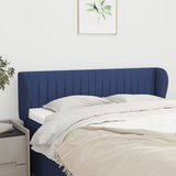 vidaXL Hoofdbord met randen 83x23x78/88 cm stof lichtgrijs