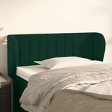 vidaXL Hoofdbord met randen 83x23x78/88 cm fluweel lichtgrijs