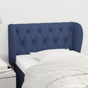 vidaXL Headboard with Wings 83x23x78/88 cm Fabric Light Grey