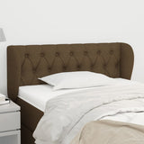 vidaXL Hoofdbord met randen 83x23x78/88 cm stof lichtgrijs