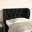 vidaXL Headboard with Edges 83x23x78/88 cm Velvet Light Grey
