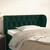 vidaXL Hoofdbord met randen 83x23x78/88 cm fluweel lichtgrijs