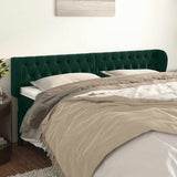 vidaXL Hoofdbord met randen 83x23x78/88 cm fluweel lichtgrijs
