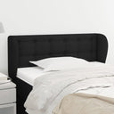 vidaXL Headboard with Wings 83x23x78/88 cm Fabric Light Grey