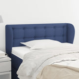 vidaXL Hoofdbord met randen 83x23x78/88 cm stof lichtgrijs