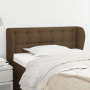vidaXL Headboard with Wings 83x23x78/88 cm Fabric Light Grey
