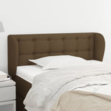 vidaXL Hoofdbord met randen 83x23x78/88 cm stof lichtgrijs