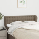 vidaXL Headboard with Wings 83x23x78/88 cm Fabric Light Grey
