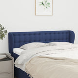 vidaXL Hoofdbord met randen 83x23x78/88 cm stof lichtgrijs