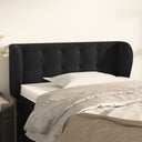 vidaXL Headboard with Edges 83x23x78/88 cm Velvet Light Grey
