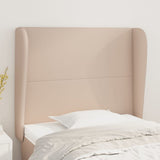 vidaXL Headboard with Edges 83x23x78/88 cm Faux Leather Black