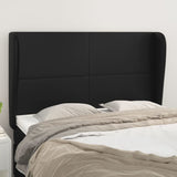 vidaXL Headboard with Edges 83x23x78/88 cm Faux Leather Black