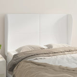 vidaXL Headboard with Edges 83x23x78/88 cm Faux Leather Black