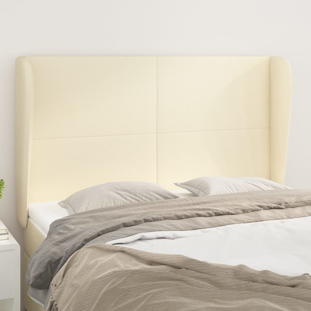 vidaXL Headboard with Edges 83x23x78/88 cm Faux Leather Black
