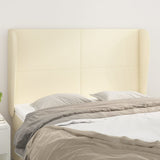 vidaXL Headboard with Edges 83x23x78/88 cm Faux Leather Black