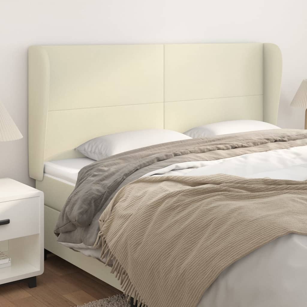 vidaXL Headboard with Edges 83x23x78/88 cm Faux Leather Black