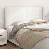 vidaXL Headboard with Edges 83x23x78/88 cm Faux Leather Black