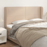 vidaXL Headboard with Edges 83x23x78/88 cm Faux Leather Black
