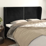 vidaXL Hoofdbord met randen 83x23x78/88 cm fluweel lichtgrijs