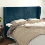 vidaXL Hoofdbord met randen 83x23x78/88 cm fluweel lichtgrijs