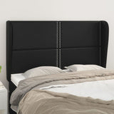 vidaXL Hoofdbord met randen 83x23x78/88 cm kunstleer zwart